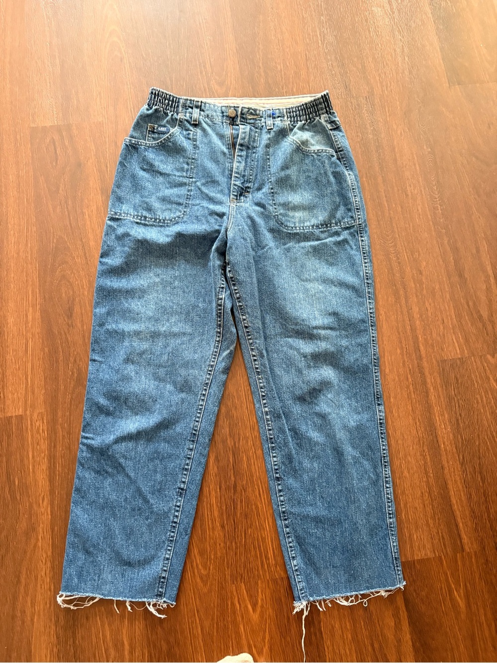 Lee Straight Leg Blue Denim Jeans
